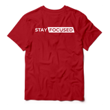Stay Focused: Red Spartan Proteins T-Shirt