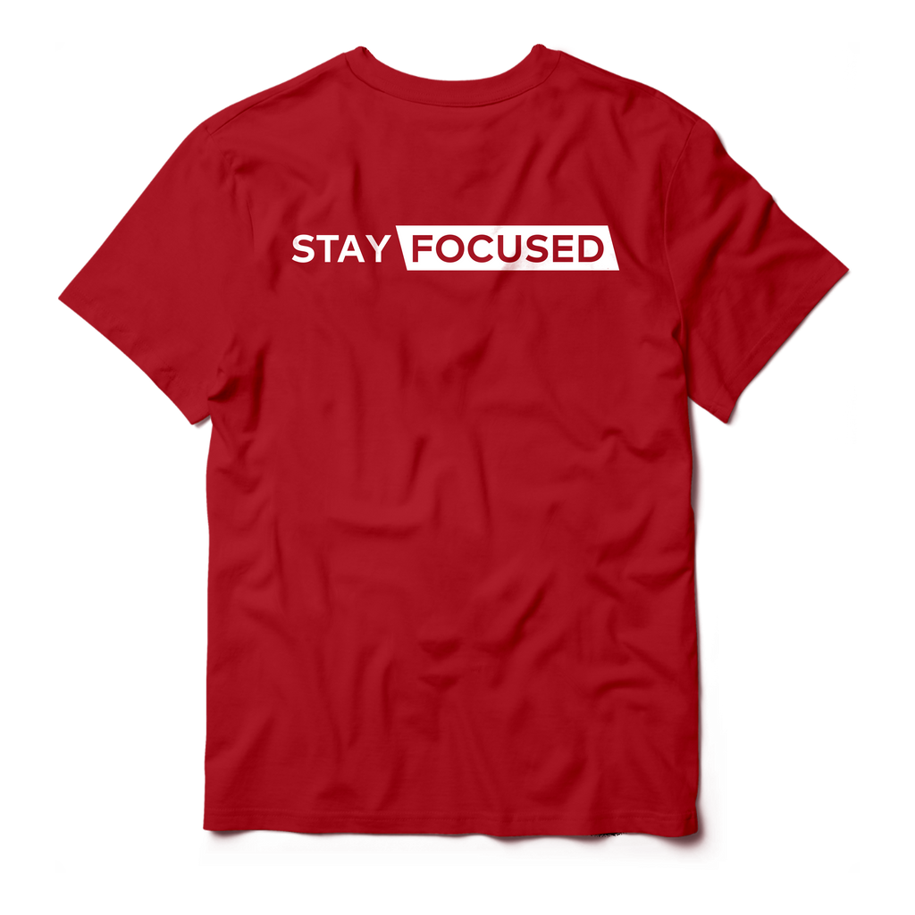 Stay Focused: Red Spartan Proteins T-Shirt