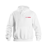Stay Committed: White Spartan Proteins Hoodie